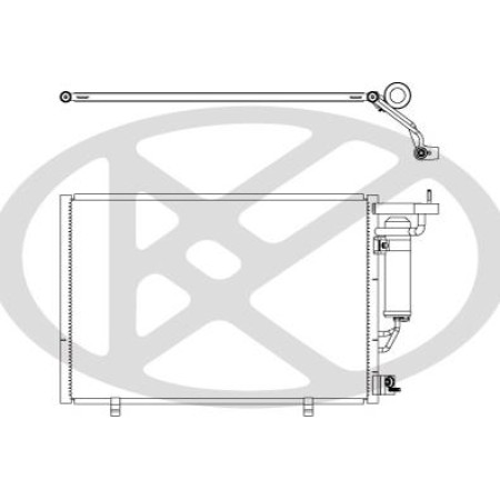 KOYORAD CD321230C - Condenser, air conditioning