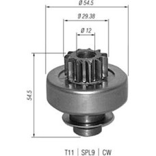 Magneti Marelli 940113020347 - Pignone, Motorino d'avviamento