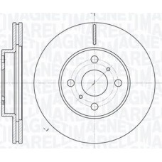 ABE C32129ABE - Brake Disc pentru TOYOTA YARIS (1999–2014)