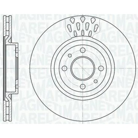 ABE C3F006ABE - Brake Disc pentru FIAT LINEA (2006–prezent)