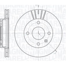 ABE C3G010ABE - Brake Disc pentru FORD ESCORT V Saloon (1993–1995)