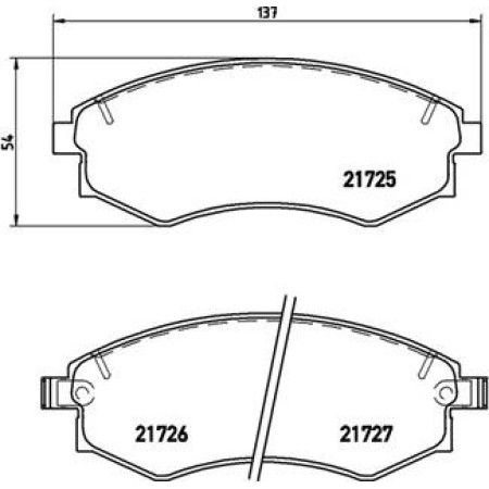 ABE C10313ABE - Brake Pad Set, disc brake pentru HYUNDAI LANTRA I (1990–1995)