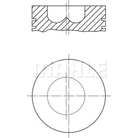 MAHLE 439 14 00 - Piston