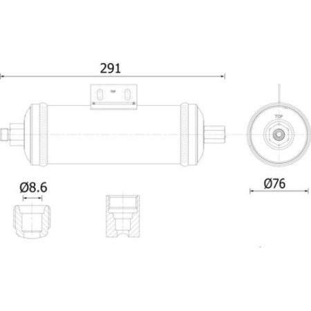 MAHLE AD 325 000S - Dryer, air conditioning