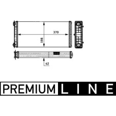 MAHLE AH 117 000P - Heat Exchanger, interior heating