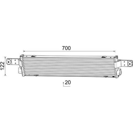 MAHLE CLC 360 000P - Oil Cooler, automatic transmission