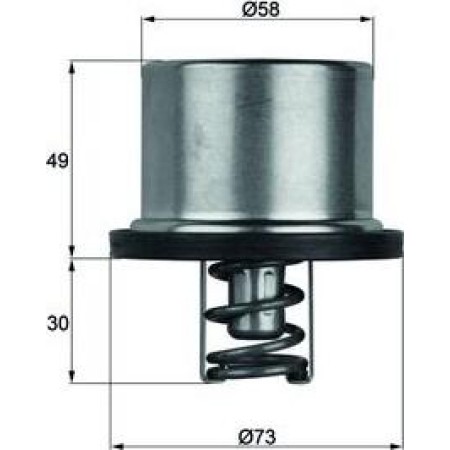 MAHLE THD 1 71 - Coolant thermostat / housing