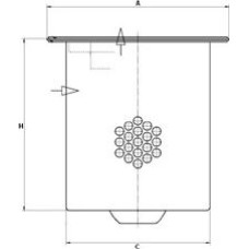 Mann-Filter LE 24 003 x - Filtro, aire comprimido