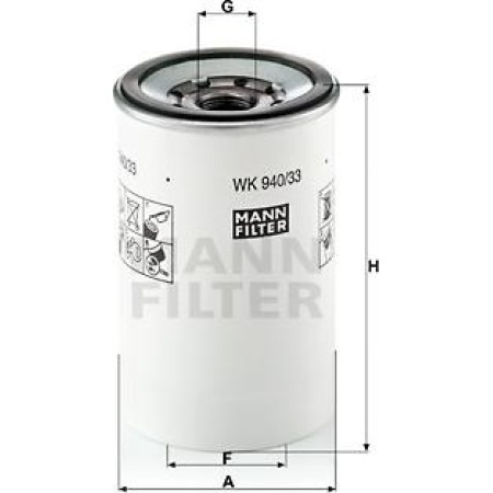 SF-FILTER SK3180 - Fuel filter
