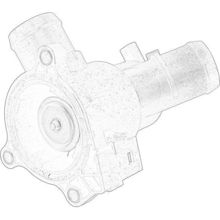 Mercedes-Benz 651 200 07 15 - Coolant thermostat / housing