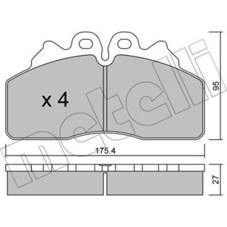 SBP 07-P29256 - Brake Pad Set, disc brake