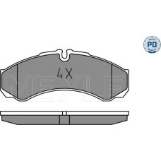 ABE C1E011ABE - Brake Pad Set, disc brake pentru IVECO DAILY IV Van (2006–2012)