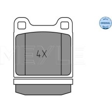 ABE C1W018ABE - Brake Pad Set, disc brake pentru AUDI 80 B2 Saloon (1978–1987)