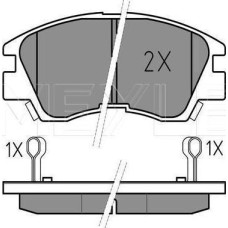 ABE C15027ABE - Bremsbelagsatz, Scheibenbremse pentru MITSUBISHI MAGNA Estate (1996–2005)