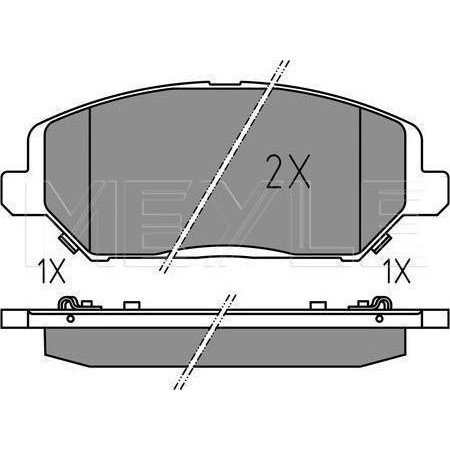Textar 22804 19,7 1 5 - Brake Pad Set, disc brake