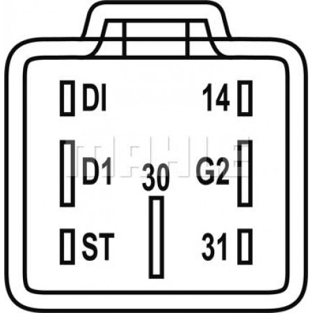 Unitate de control.bujii incandescente Controler - releu al dopurilor incandescente OPEL AGILA ASTRA G ASTRA H AS OPEL CORSA C (X01), Hatchback, 09.2000 - 12.2009 MAHLE MHG 5