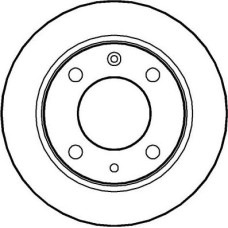 ABE C4C006ABE - Brake Disc pentru CITROËN BX Break (1983–1994)