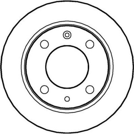 ABE C4C006ABE - Brake Disc pentru CITROËN BX Break (1983–1994)