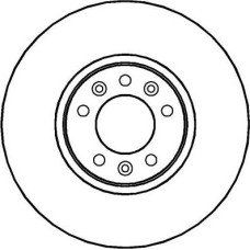 ABE C3C033ABE - Brake Disc pentru FIAT SCUDO Platform/Chassis (2007–2016)