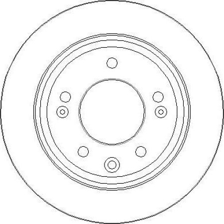 ABE C40311ABE - Brake Disc pentru KIA PRO CEED (2008–2013)