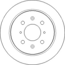 ABE C44039ABE - Brake Disc pentru HONDA JAZZ IV (2013–prezent)