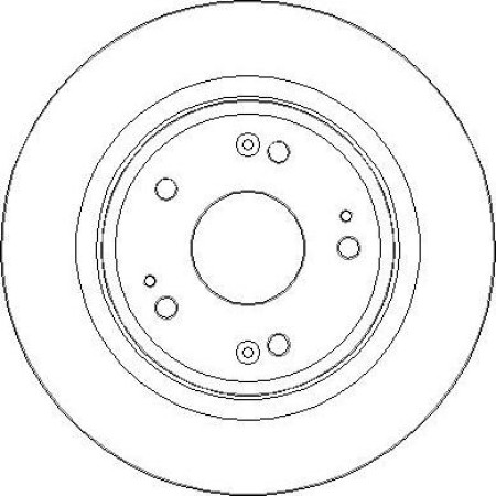 ABE C44041ABE - Brake Disc pentru HONDA ACCORD VIII (2007–prezent)