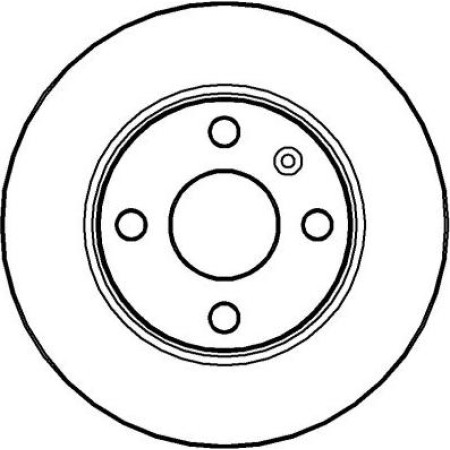 ABE C4X015ABE - Brake Disc pentru OPEL CORSA C (2000–2009)