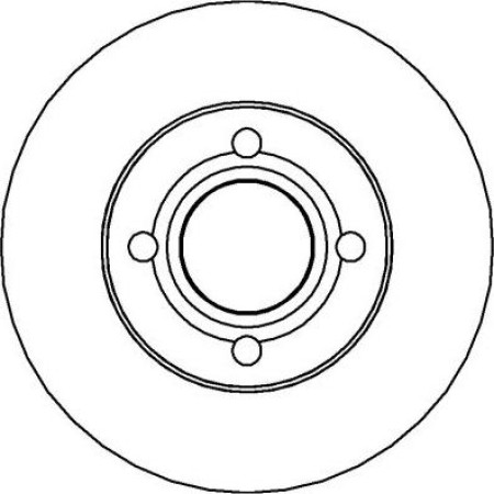 ABE C3A016ABE - Brake Disc pentru AUDI COUPE B3 (1988–1996)
