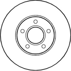 ABE C3V022ABE - Brake Disc pentru FORD FOCUS III (2010–2020)