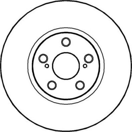ABE C32126ABE - Brake Disc pentru TOYOTA AVENSIS Liftback (1997–2003)