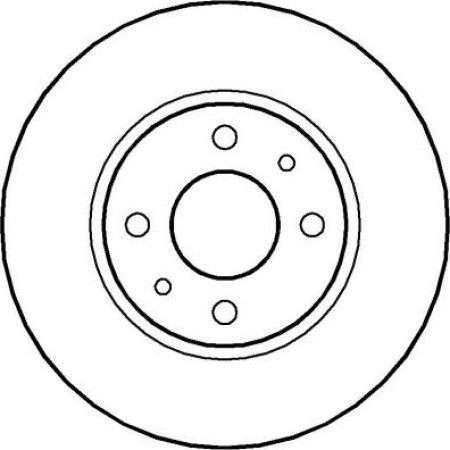 ABE C4F001ABE - Brake Disc pentru FIAT MULTIPLA VAN (1999–2010)