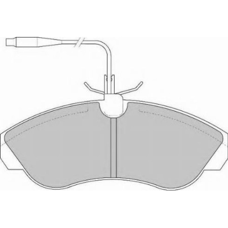 ABE C1F030ABE - Brake Pad Set, disc brake pentru PEUGEOT BOXER Bus (1994–2002)