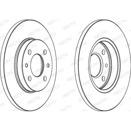 ABE C3F012ABE - Brake Disc pentru LANCIA YPSILON (2003–2011)