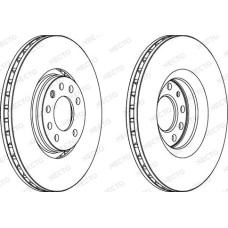 ABE C3X035ABE - Brake Disc pentru OPEL VECTRA C Estate (2003–2009)
