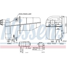 Nissens 996020 - Ausgleichsbehälter, Kühlmittel