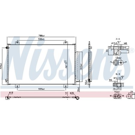 Nissens 940925 - Condenser, air conditioning