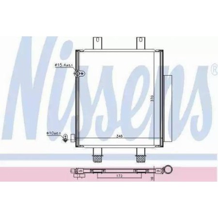 KOYORAD CD070396 - Condenser, air conditioning