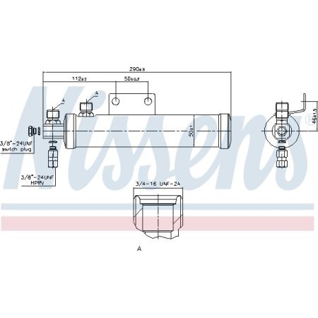Nissens 95511 - Dryer, air conditioning