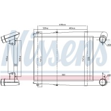 Nissens 97028 - Intercooler