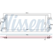 Nissens 606912 - Radiador de aceite, transmisión automática