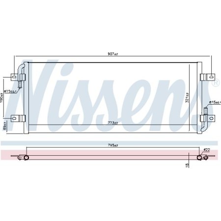 Nissens 606912 - Oil Cooler, automatic transmission