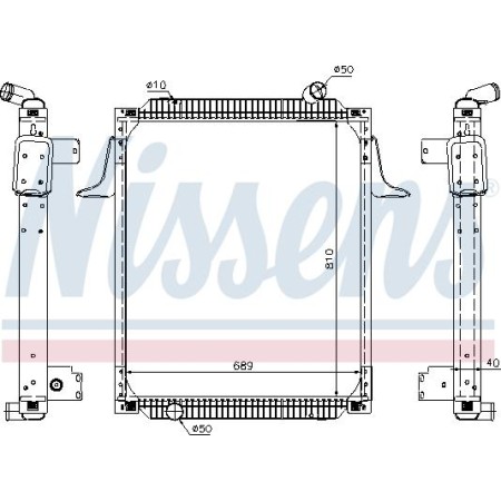 Nissens 67245 - Radiator, engine cooling