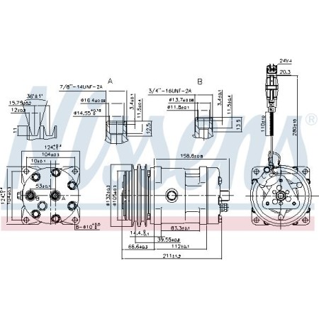 Nissens 89472 - Compressor, air conditioning
