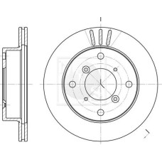ABE C38006ABE - Brake Disc pentru SUZUKI ALTO IV (1993–2002)