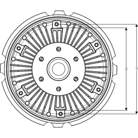 NRF 49066 - Clutch, radiator fan