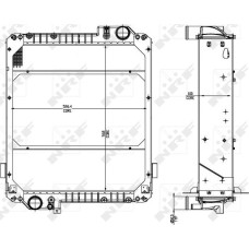 NRF 54071 - Radiateur, refroidissement du moteur
