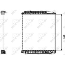 NRF 509577 - Radiador, refrigeración del motor
