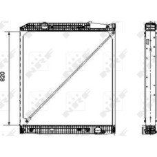 NRF 519579 - Radiateur, refroidissement du moteur