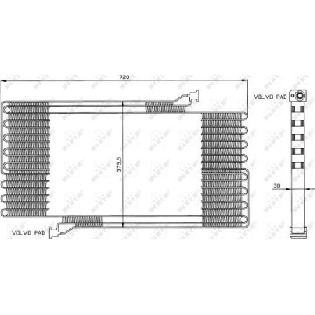 NRF 35472 - Condenser, air conditioning