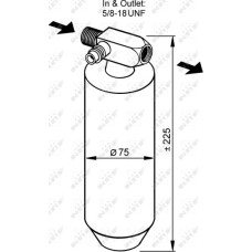 NRF 33079 - Filtro deshidratante, aire acondicionado